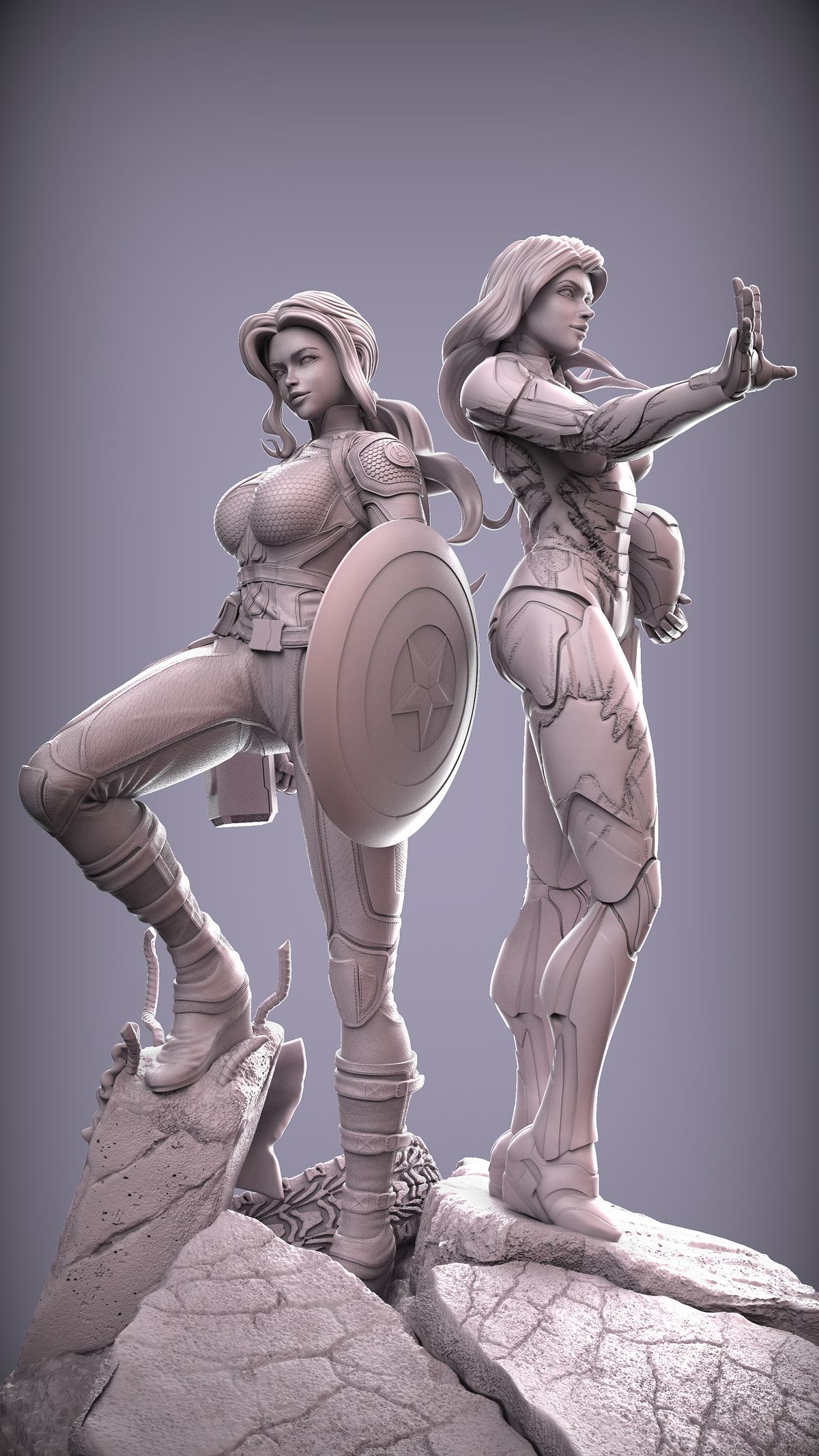 iron y capi clay vertical