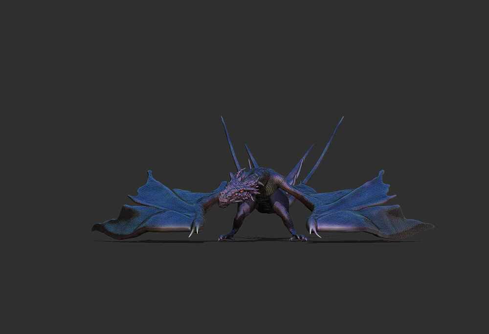 Dragon-Ground-MatcapShiny