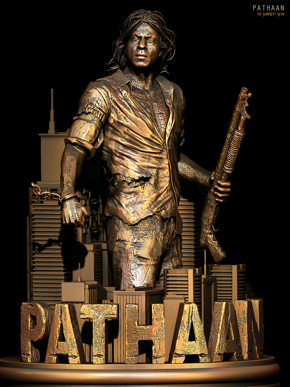 Pathaan_Digital_Sculpture_SurajitSen_Look3_May2023GOLD