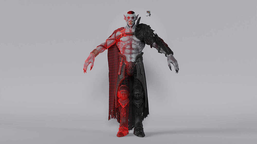 wireframe body
