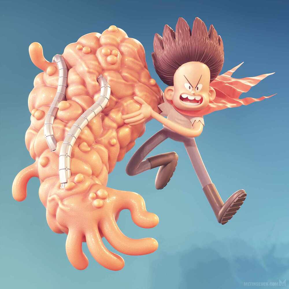 metin-seven_stylized-3d-illustrator-cartoon-character-designer_akira-tetsuo-anime-manga