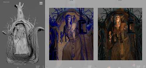 CroneHallowIllustrationSplitTextureWire