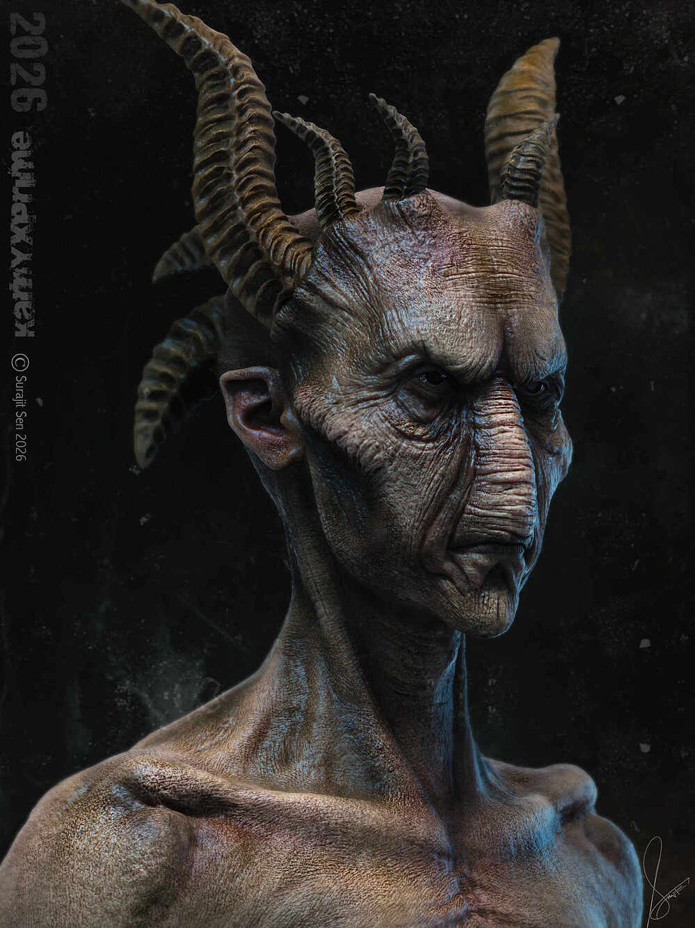 KarnyxPrime_Creature_Digital_Sculpture_SurajitSen_Jan2026