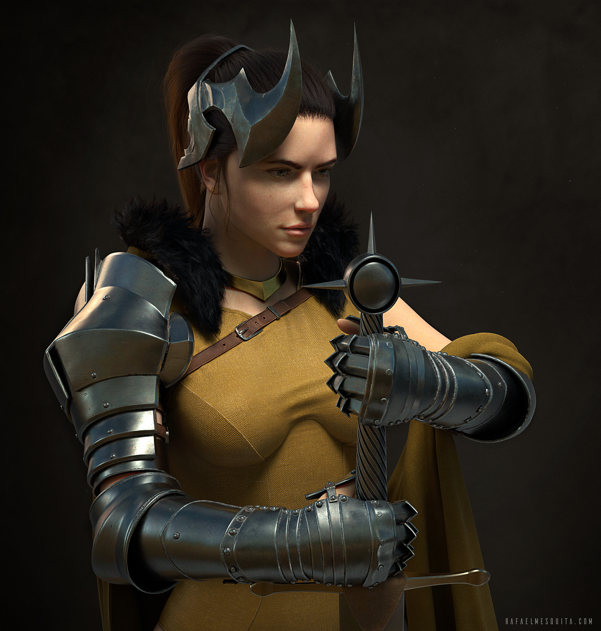 Rafael_Mesquita_Female_Knight_Render2