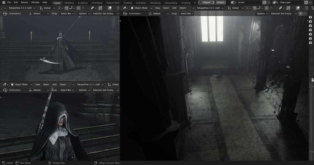 Sister Friede Blender 3