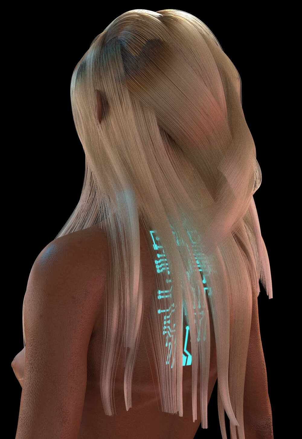 Studying of anatomy of human body as an example of Beth Smith née Sanchez by Darya Girina Sculpting_9