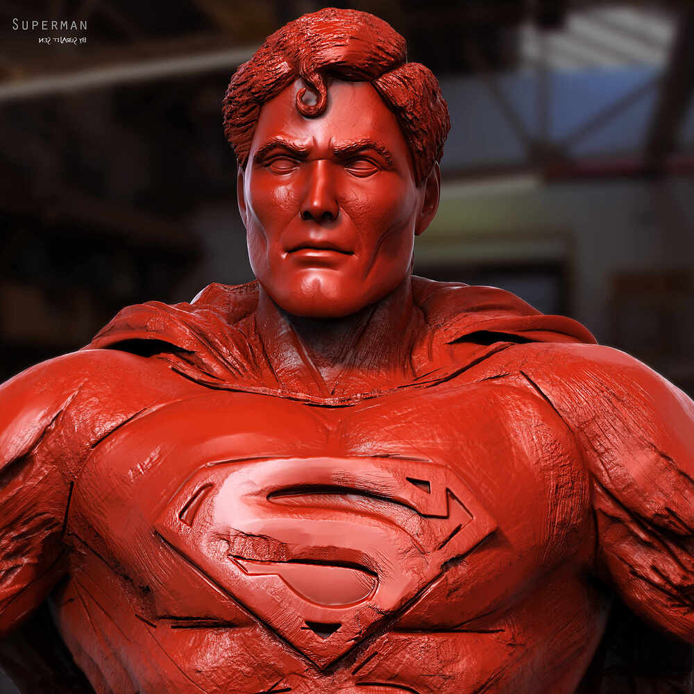 Superman_Digital_Sculpture_SurajitSen_Nov2024