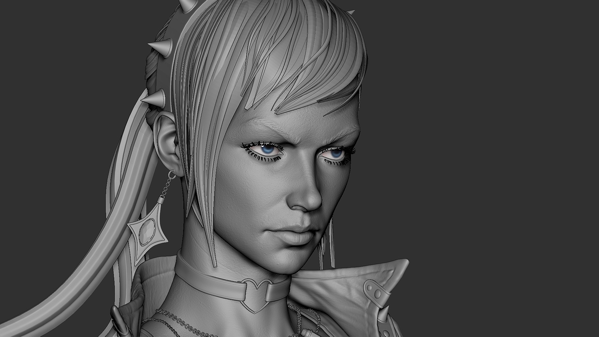 Punkgirl_StefanV_Zbrush02