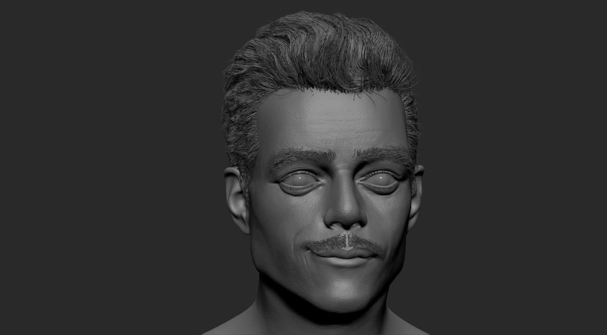 Young Gomez Addams ZBrush closeup