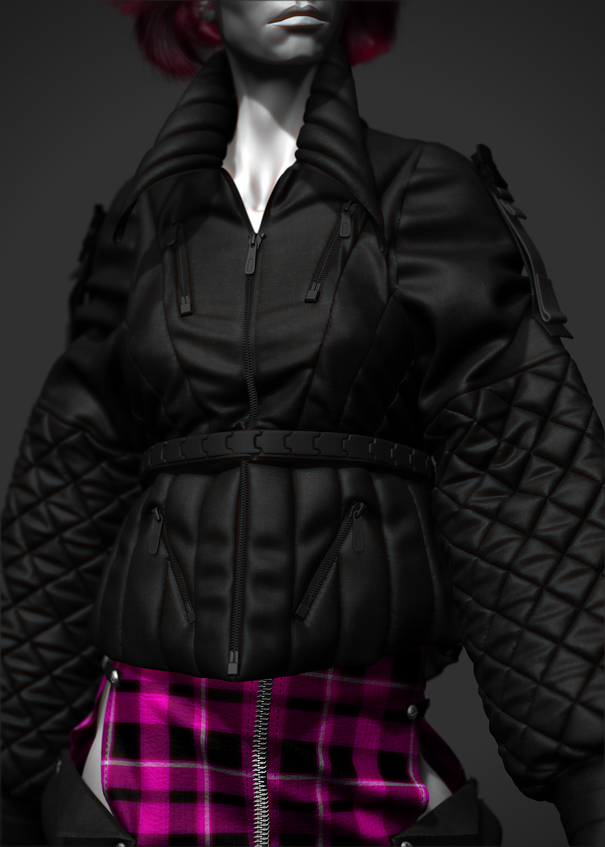 Quilted style coat_Blade Runner World by Darya Girina_14