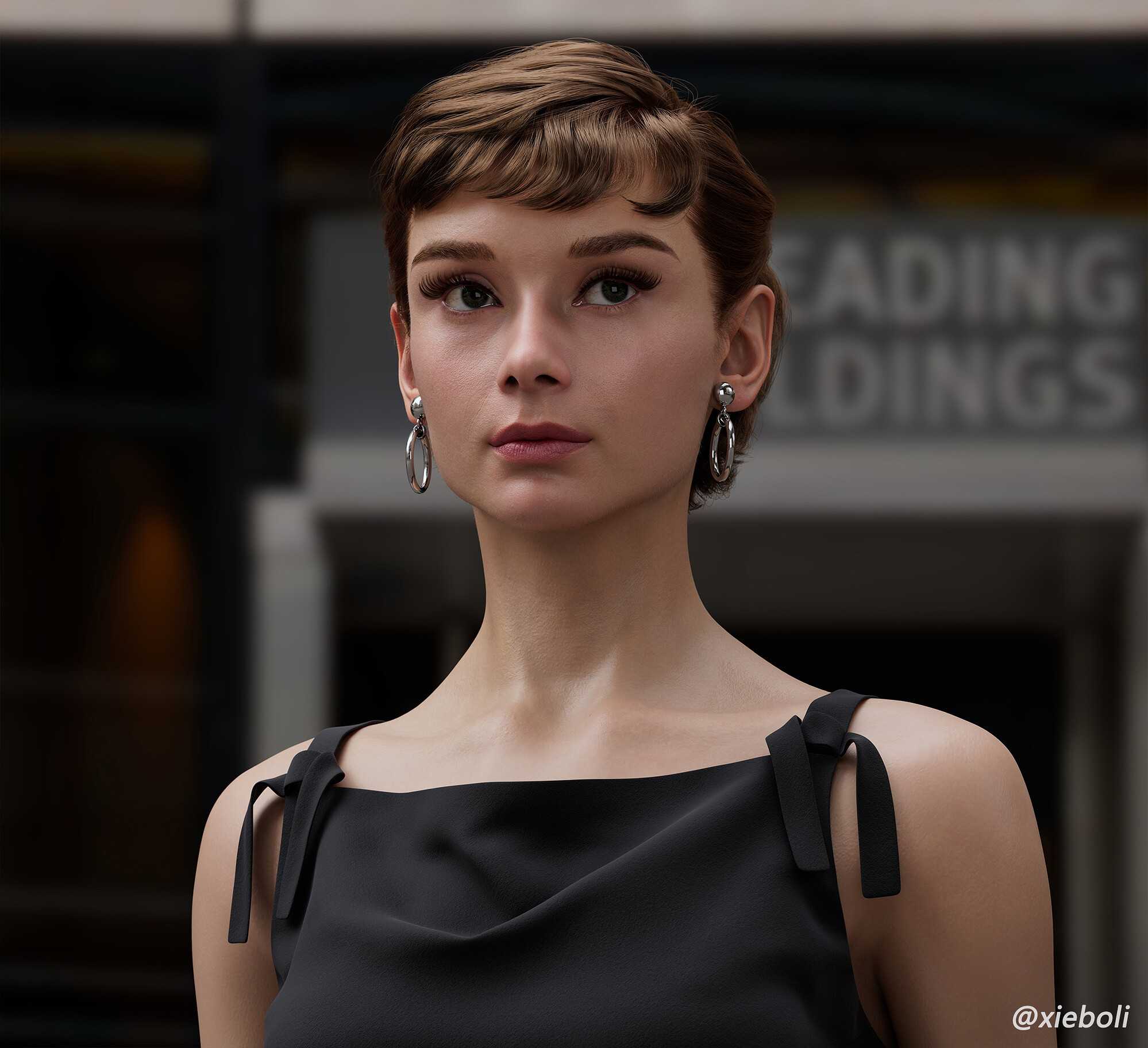 Audrey Hepburn 3D AR ZBrushCentral