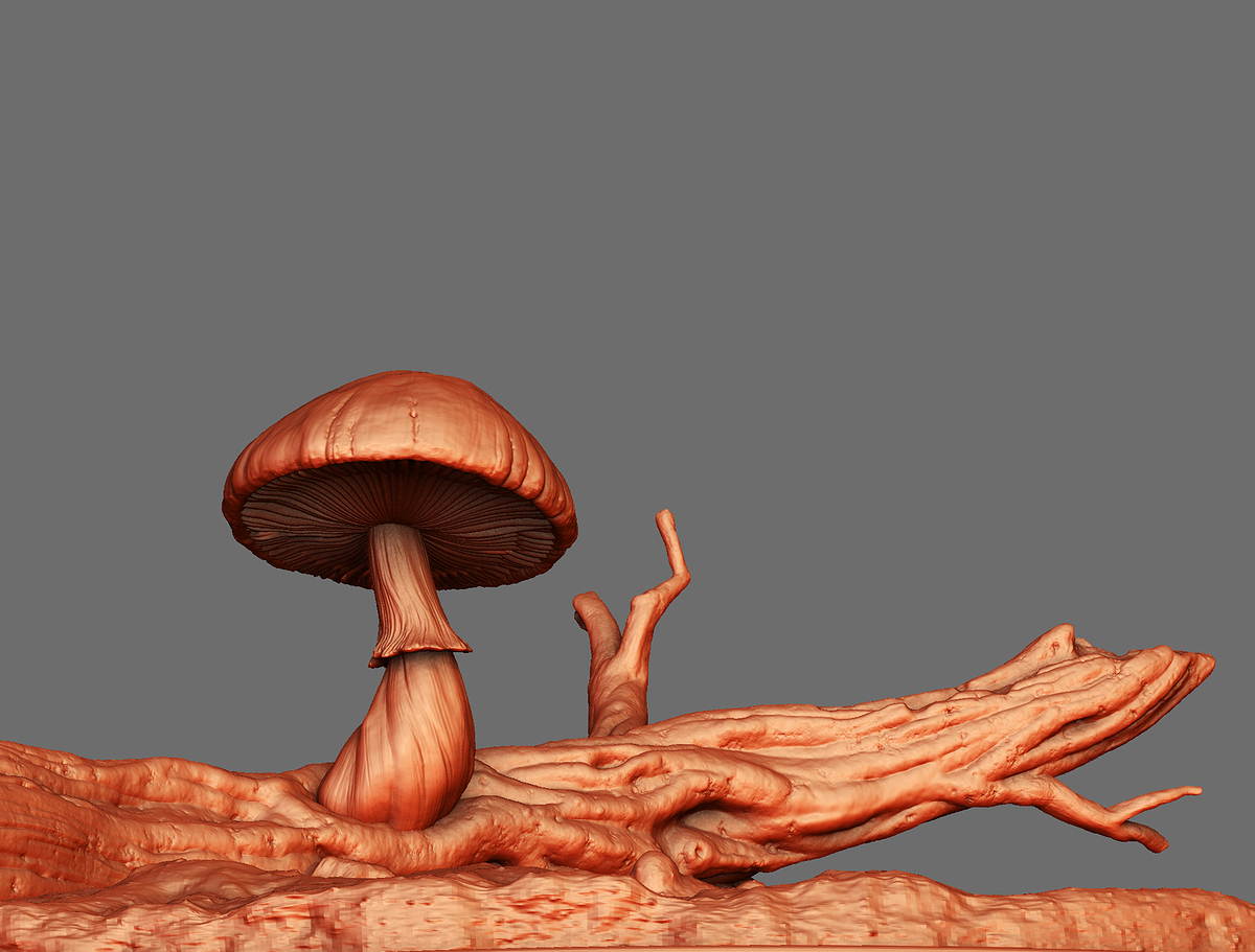 mushroom zbrush