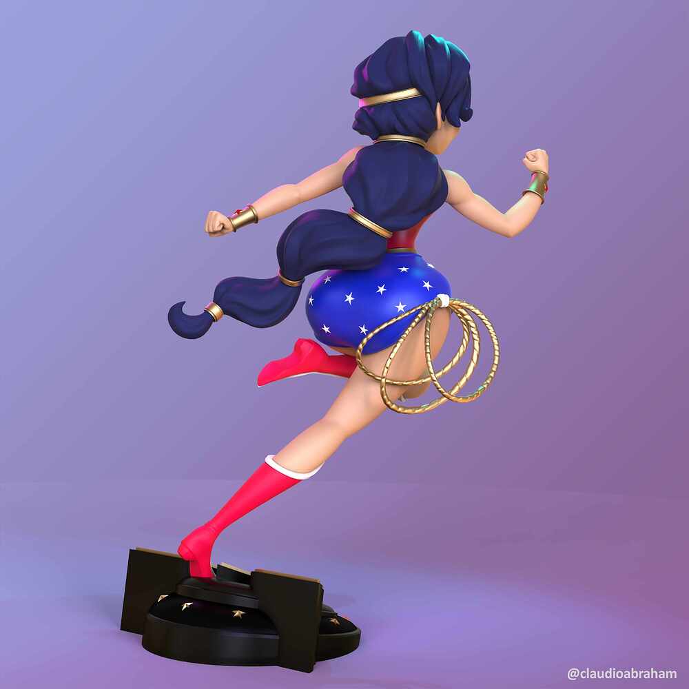 Stylized Wonder Woman - v1.rnd.05.01j - Rendering - Keyshot Scene.65 - Edit - signed