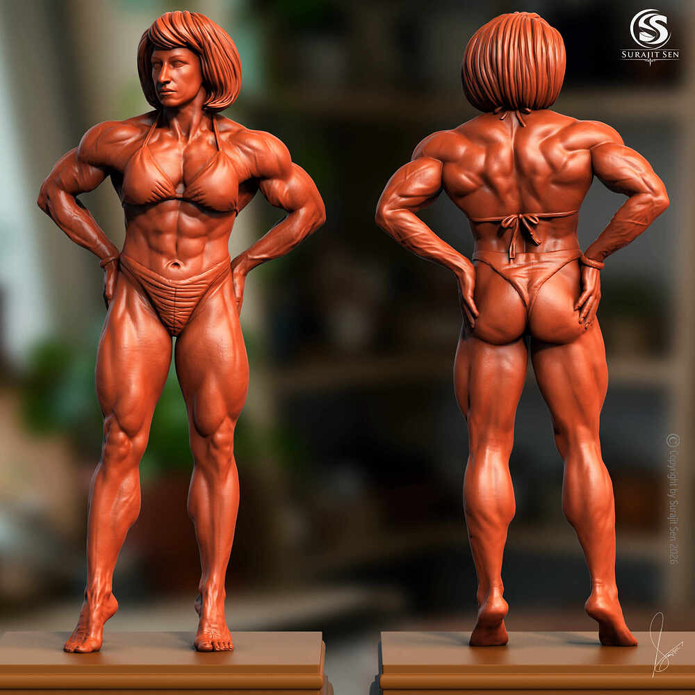 The Female Bodybuilder_Digital_SCulpture_SurajitSen_June2026