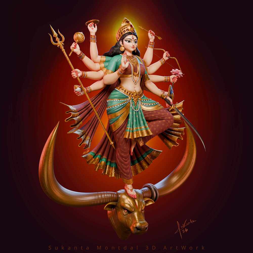 Devi_Durga_art_by_Sukanta_Mondal_02