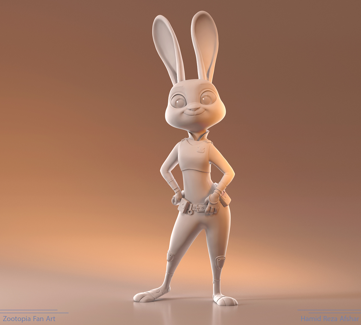 Judy_Hopps_Clay_FullBody_by_HamidRezaAfshar