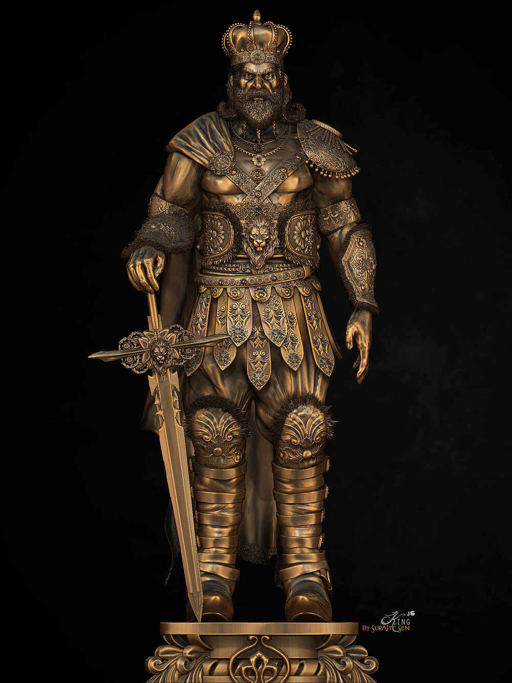 KING_Digital_Sculpture_SurajitSen_Oct2022