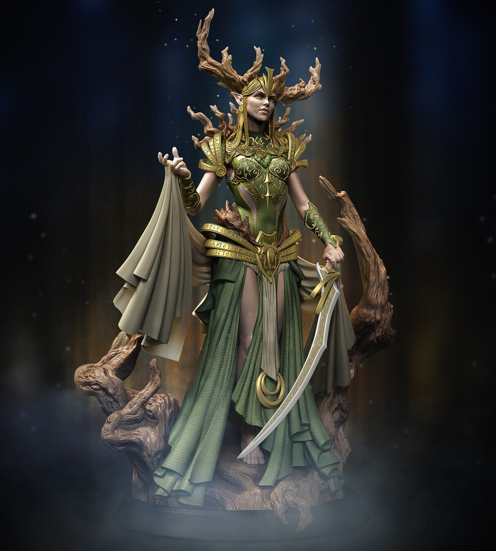 robson-barros-6-months-loyalty-reward-medieval-estatua-render