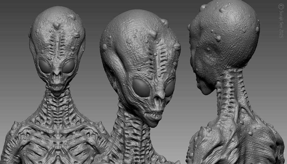 ALIEN_DIGITAL_Sculpture_SurajitSen_Dec2025CWIP