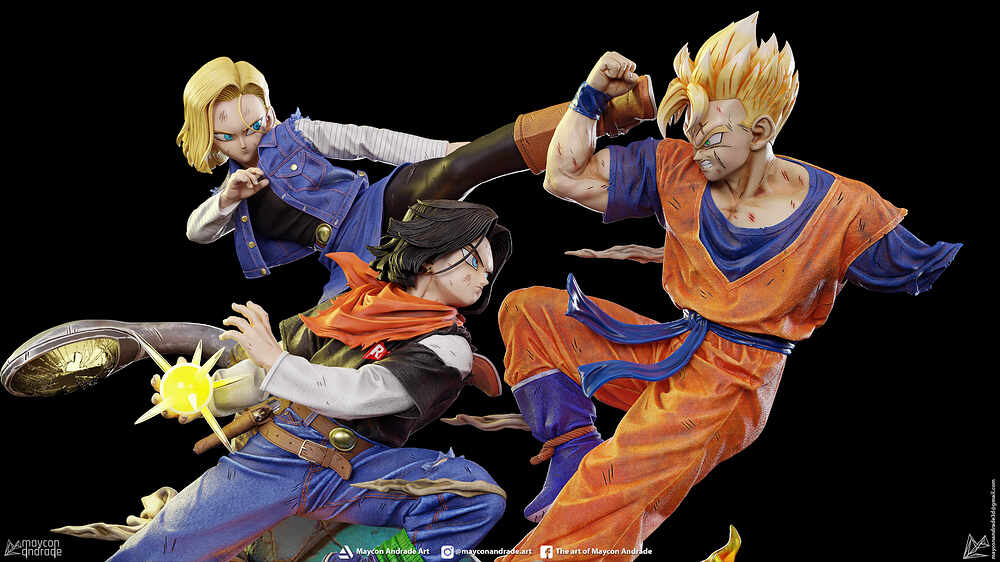 Future Gohan Vs Androids 4K 14