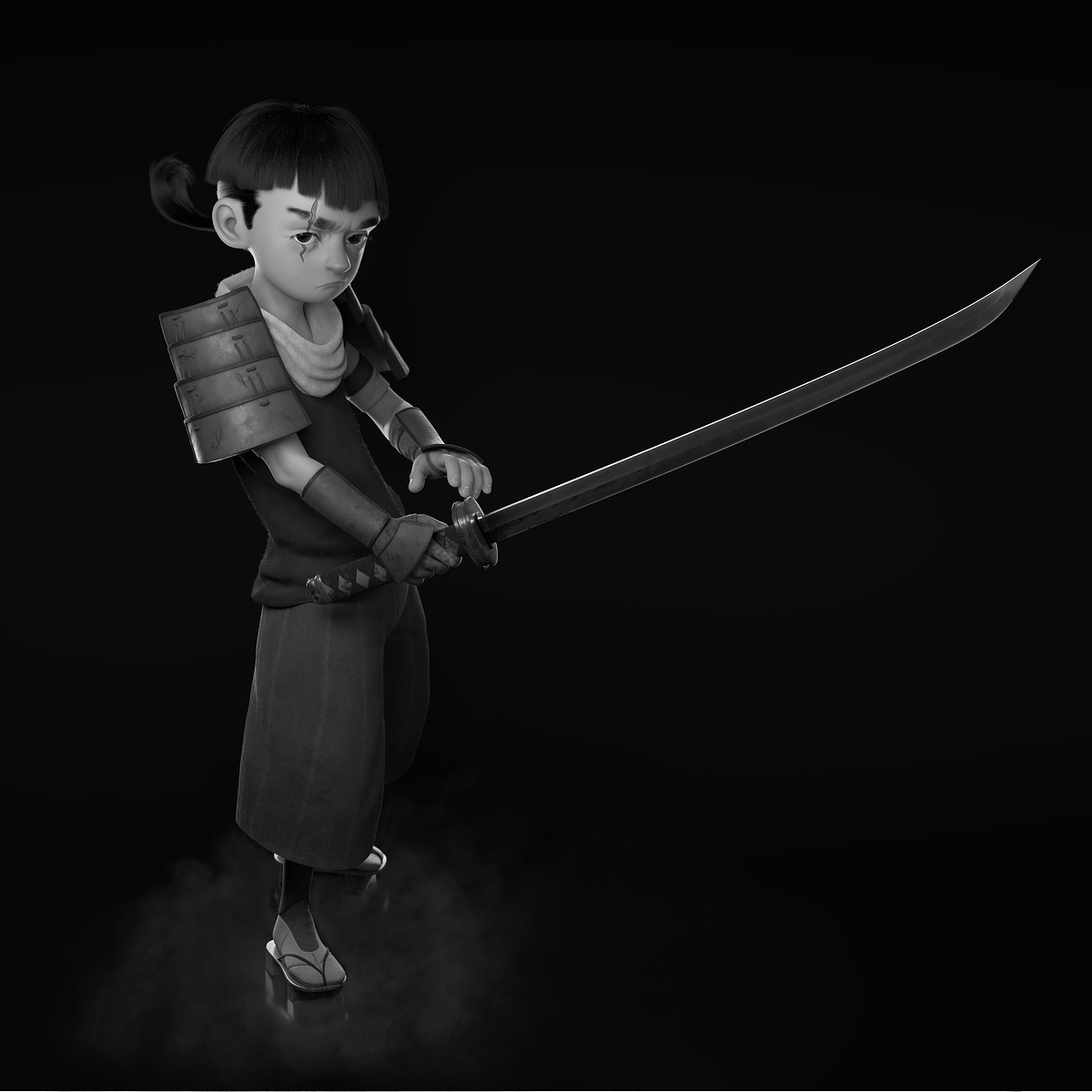 Samurai full b&w