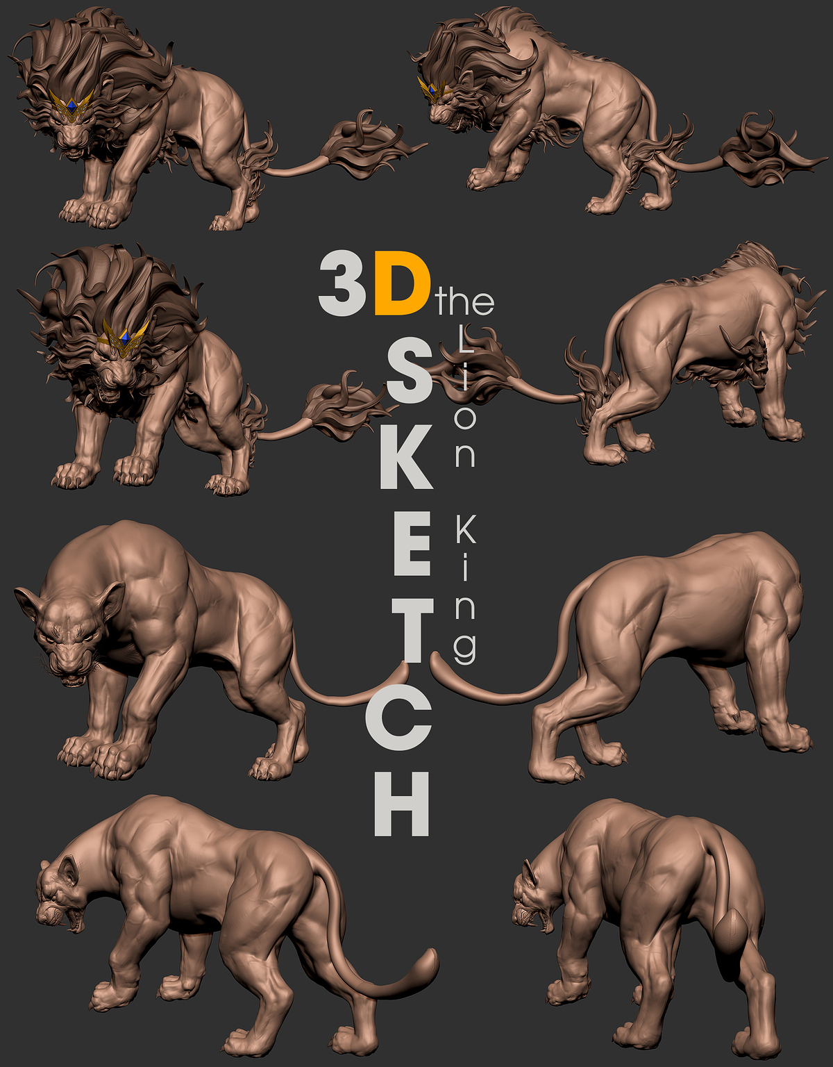 LionKing_3D Sketch_12