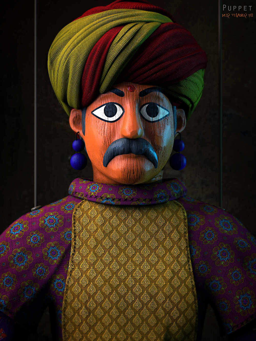 Indian_Traditional_Puppet_Digital_Sculpture_SurajitSen_Sept2024_CLOSED