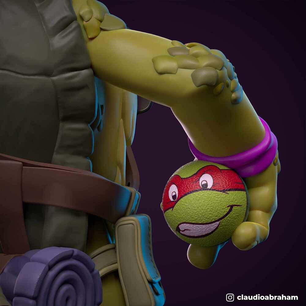 TMNT - Donatello - Claudio Abraham - Nicola Saviori - Zoom - RafaBall