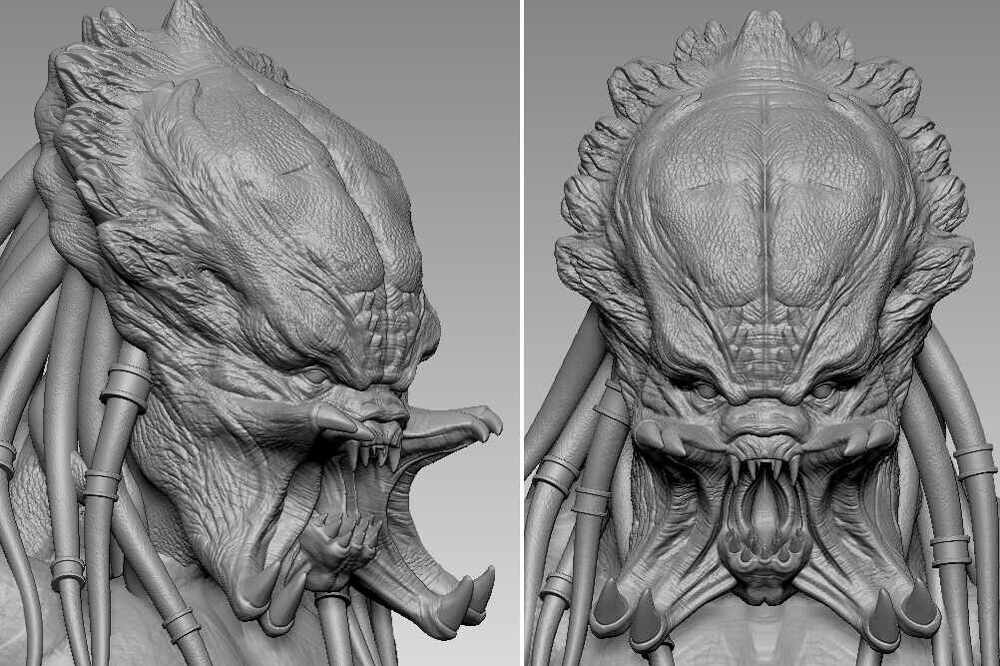 Predator_Digital_Sculpture_SurajitSen_March2022_L_WIP