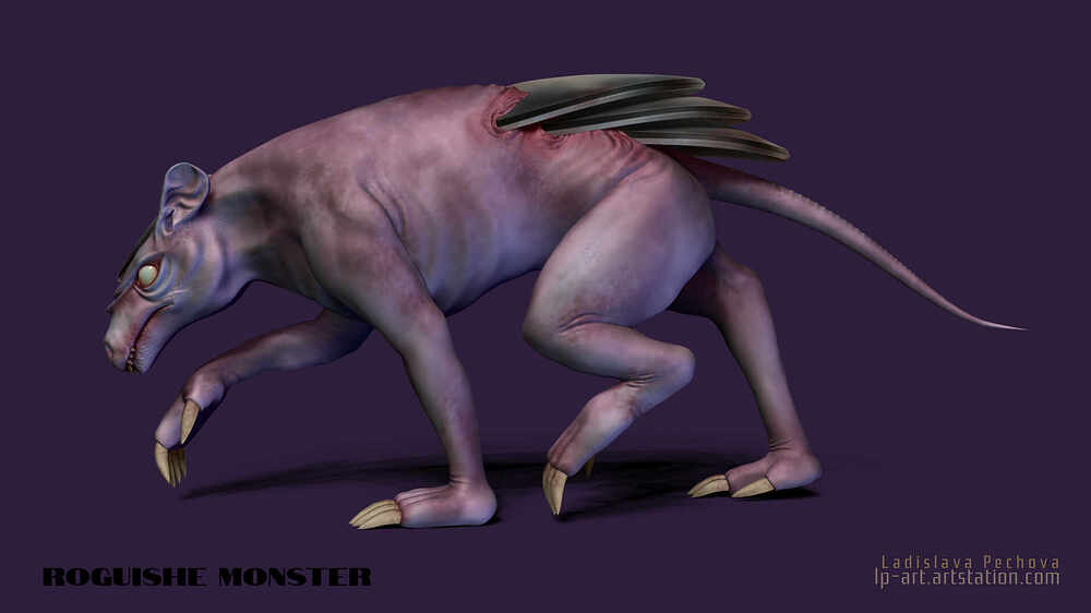 LP Art Monster sculpt colored