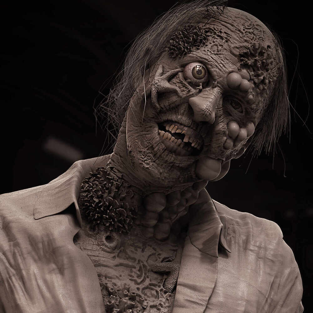 Zombie_Digital_Sculpture_Feb2023_SurajitSen_1L