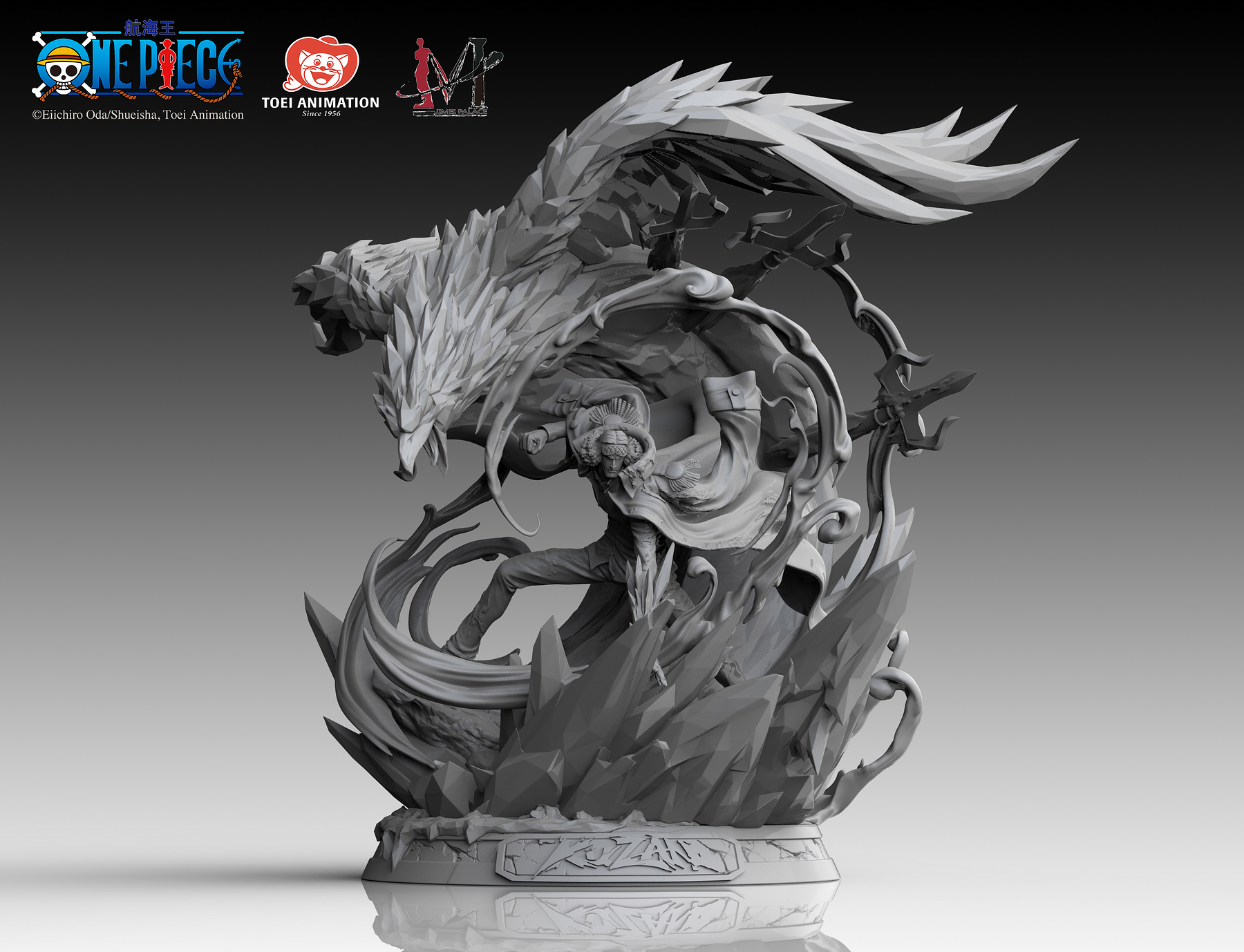 bronze statue one piece