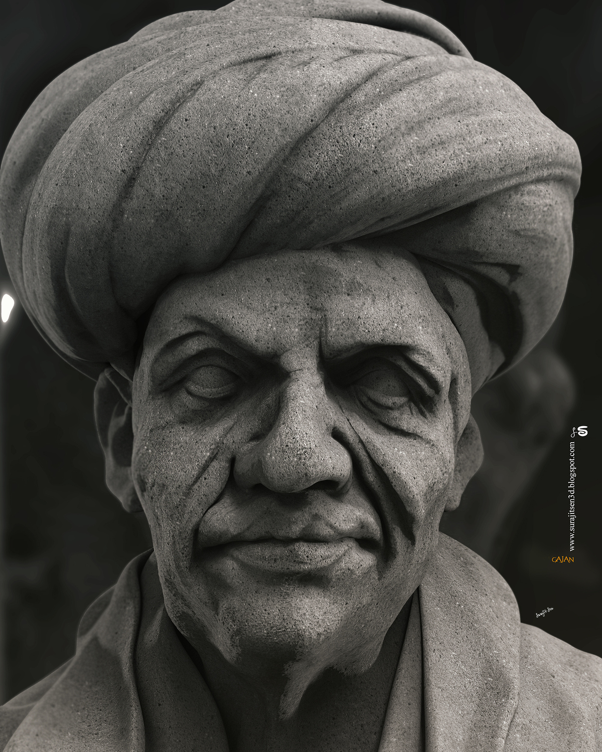 Gajan_Digital_SCulpture_SurajitSen_Jul2020A