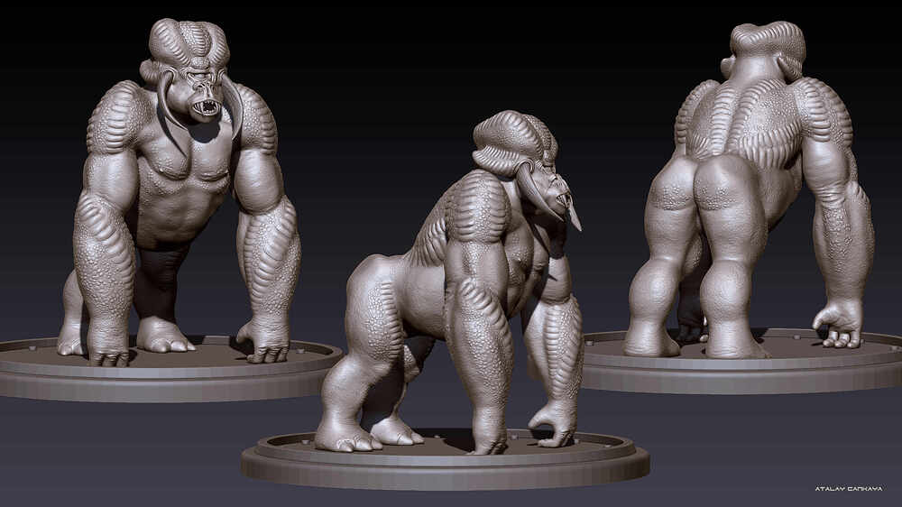 Ogre Gorilla - Clay 2