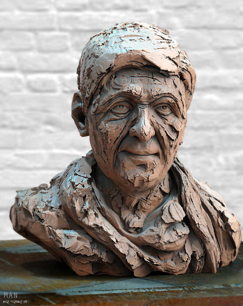 Man_Digital_Sculpture_SurajitSen_March2024A