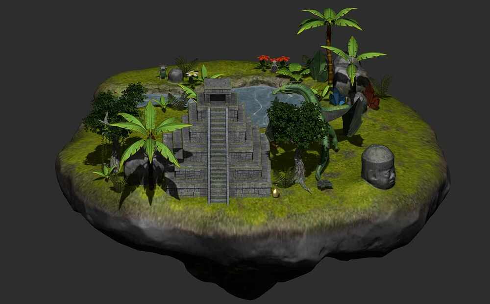 Maya_ruin_and_dragon_guardian3