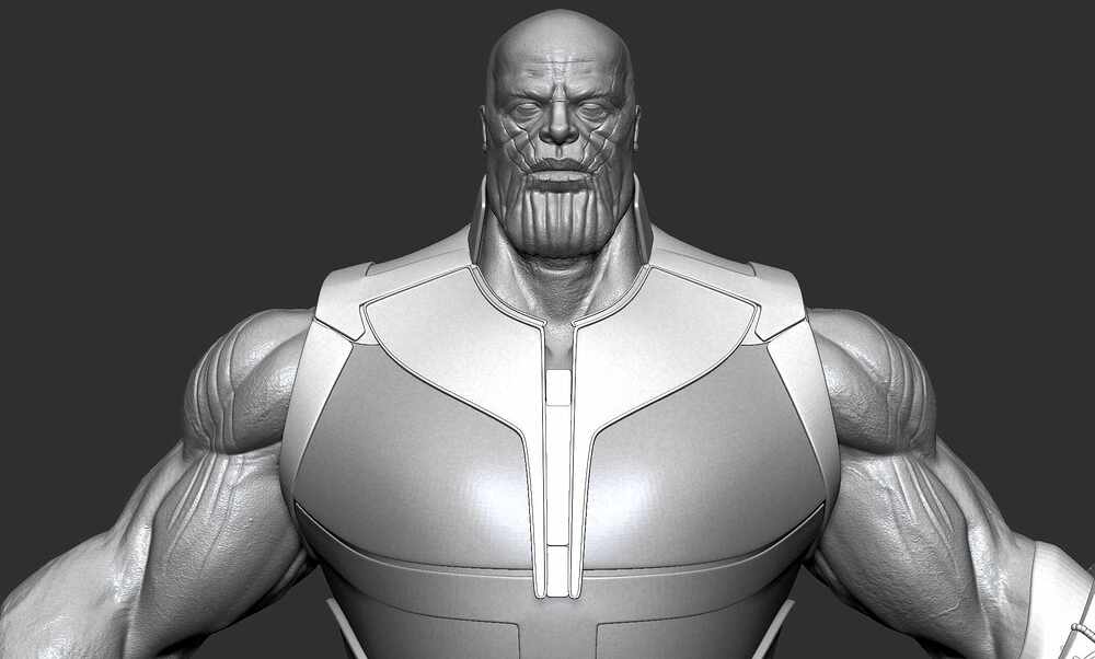 thanosSculpZbrushCloseUp