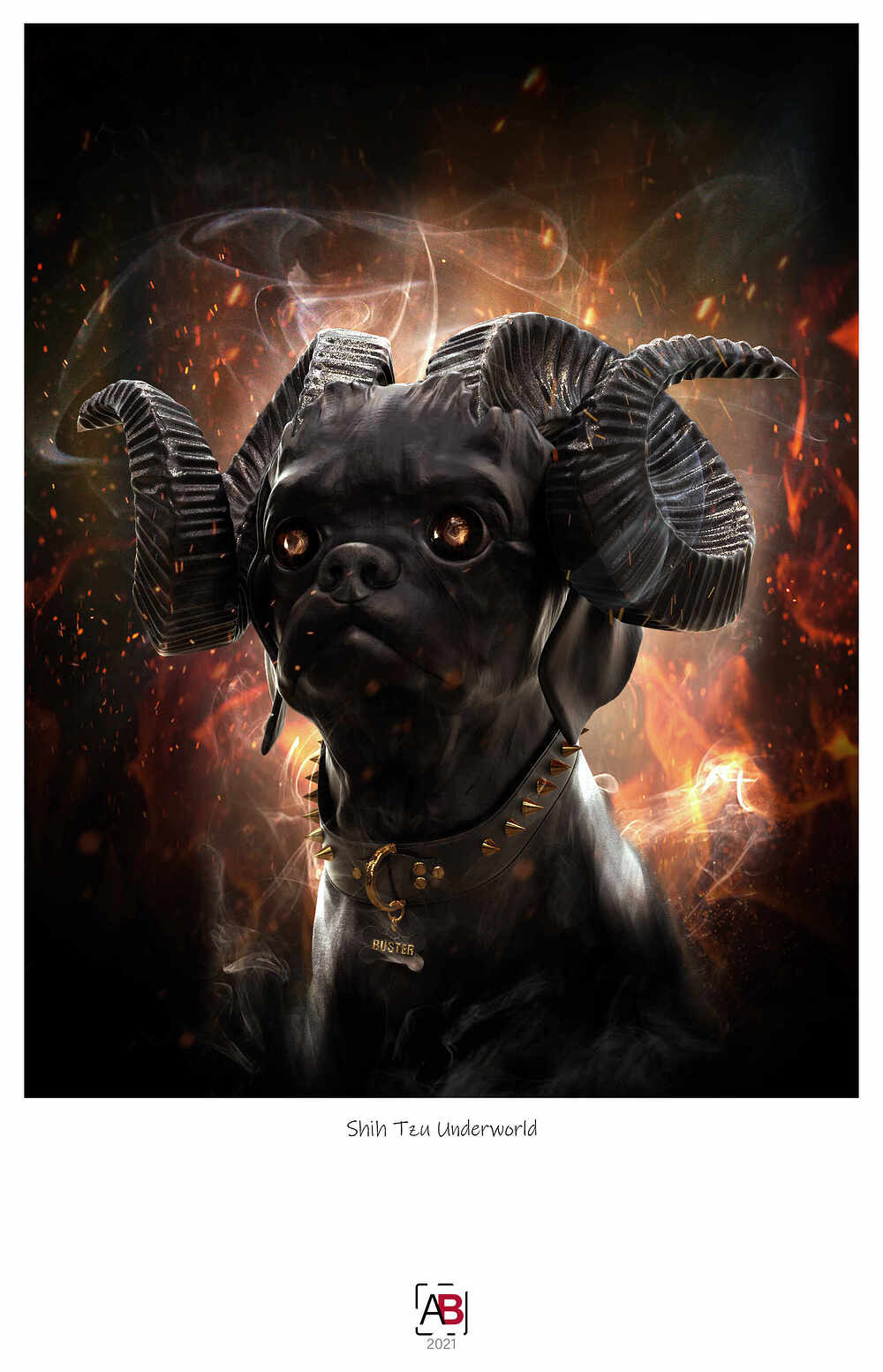 Shih Tzu Underworld_White