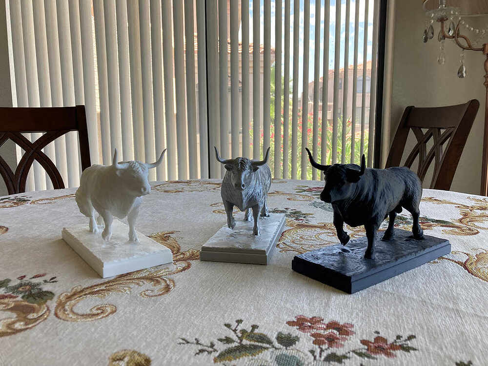 Bull Sculpture - Variations