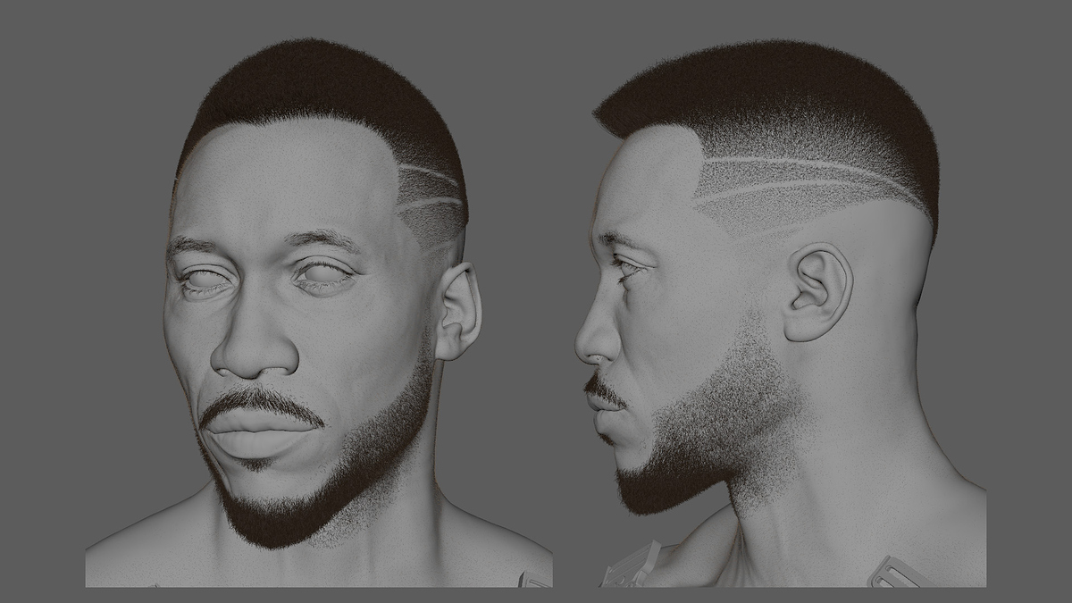 Blade Mahershala Ali  - 3D Model - 11