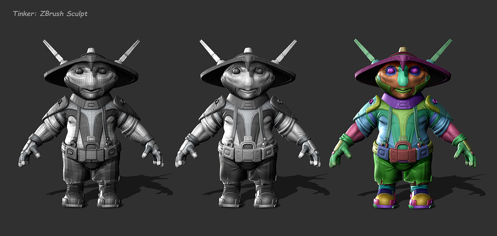 TinkerRenderZbrushSculpt