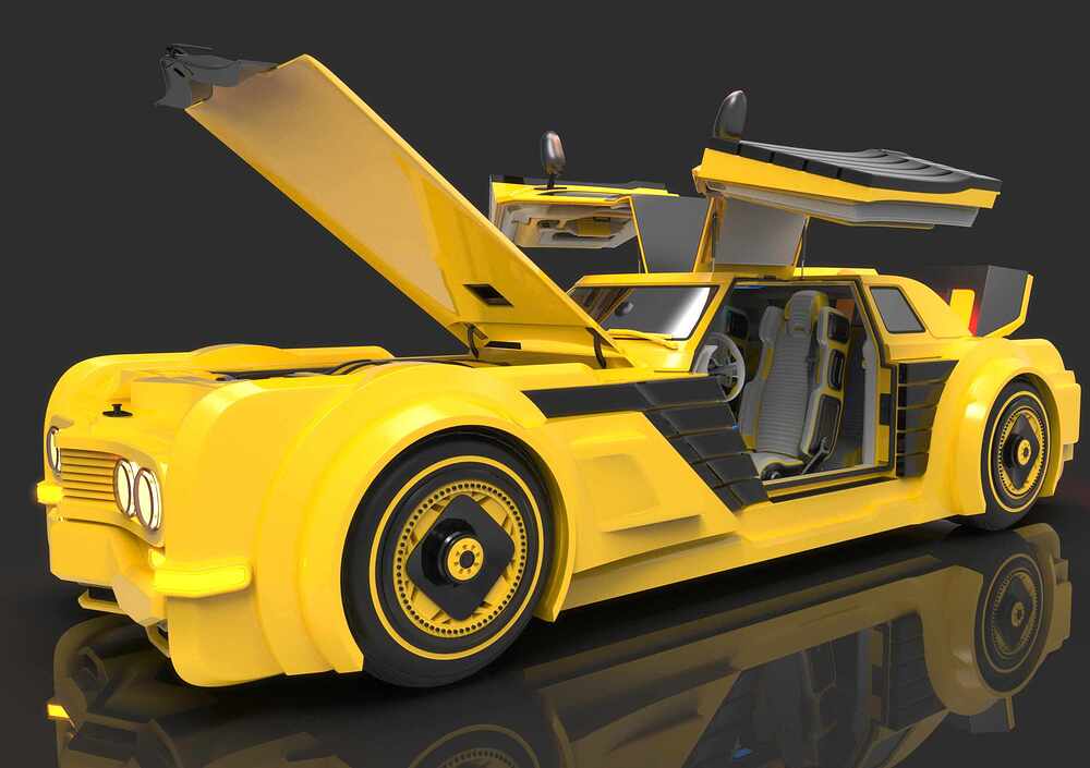 4-18-21 concept car  bumble bee version rend.3 denoise default bloom .1x 50 px cropped