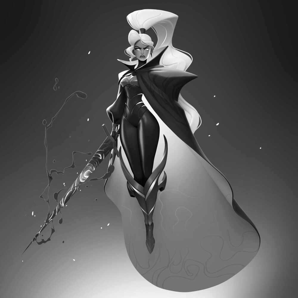 CrimsonBladeCassandra_BnW