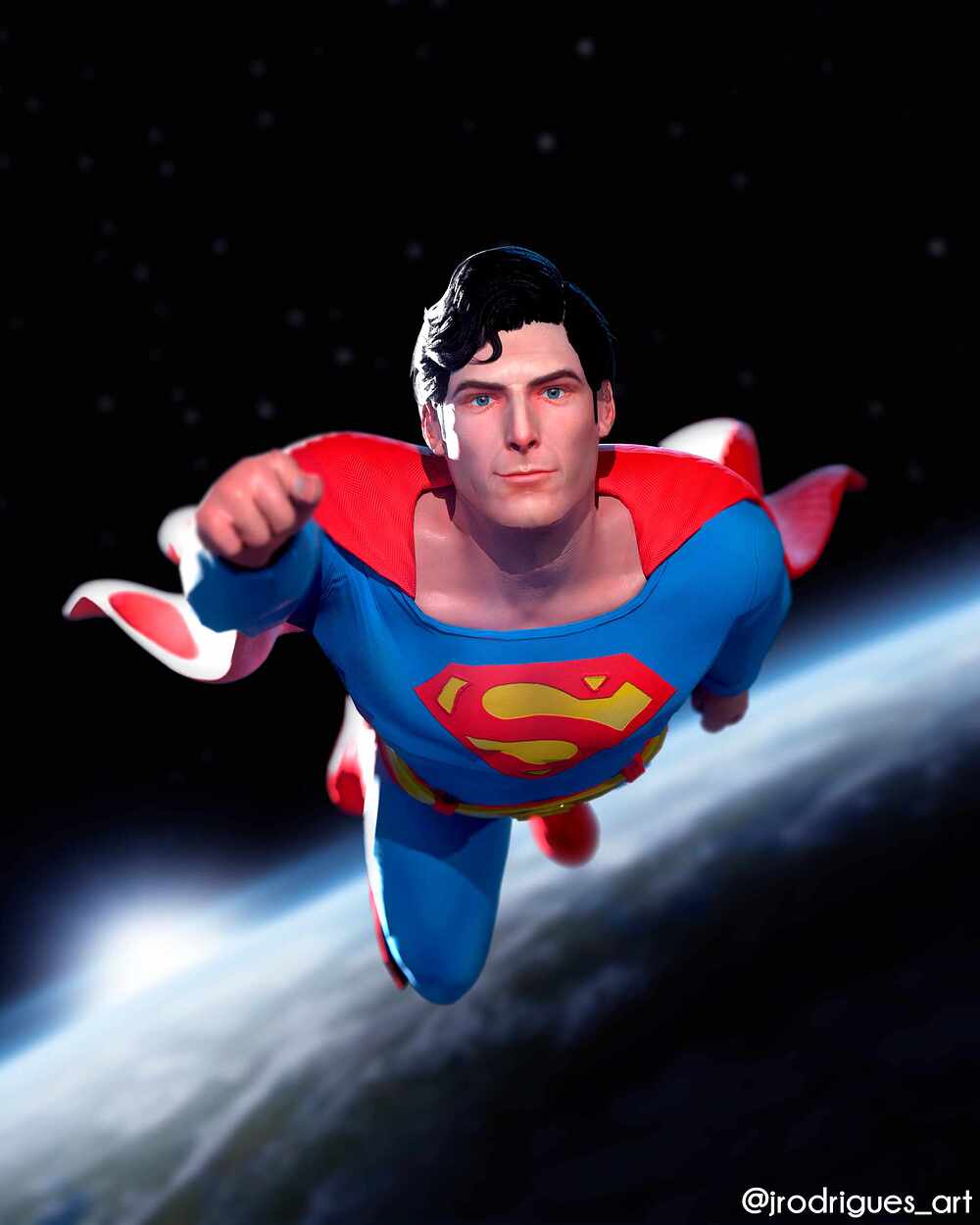 Superman Flying