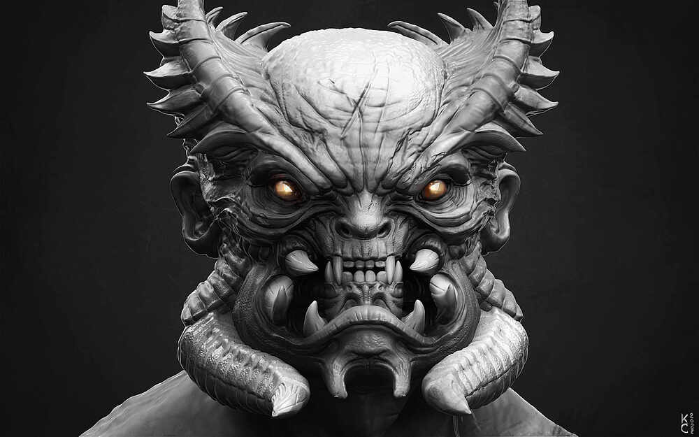 AlienMonsterHeadJune19_DailyDoodle01_3_1001 copy