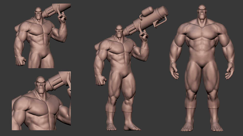 MaulerTwins_ZBrushBody_AlexandreArpentinier