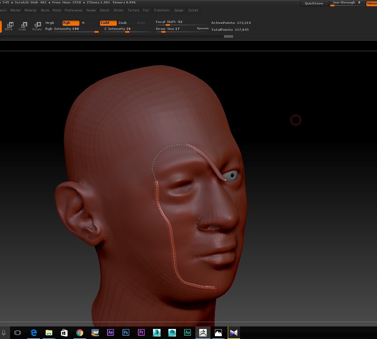 disabling curve snap in zbrush