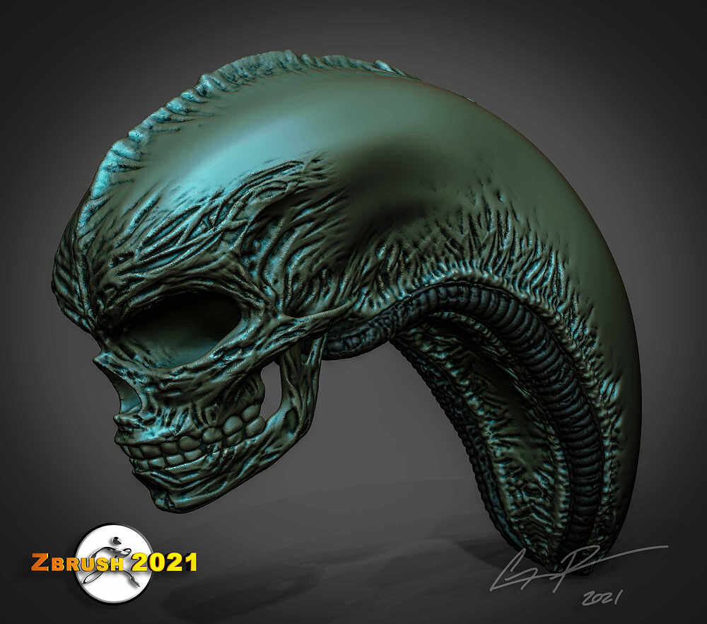 AlienSkullTEST002