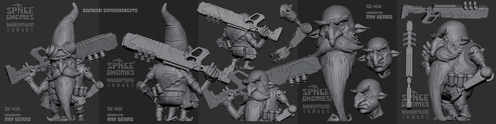 SpaceGnomeA_zBRUSHsCREENSHOTS_Collage_01