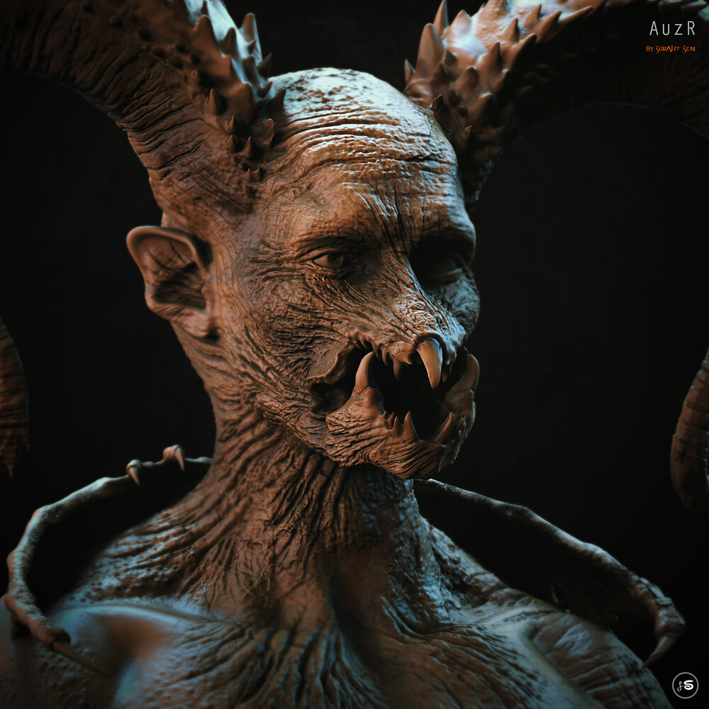 AuzR_Creature_Digital_SCulpture_SurajitSen_Jan2023AA